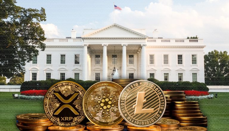 Litecoin Drops Below $100 as XRP and ADA Dominate White House Summit Discussions.