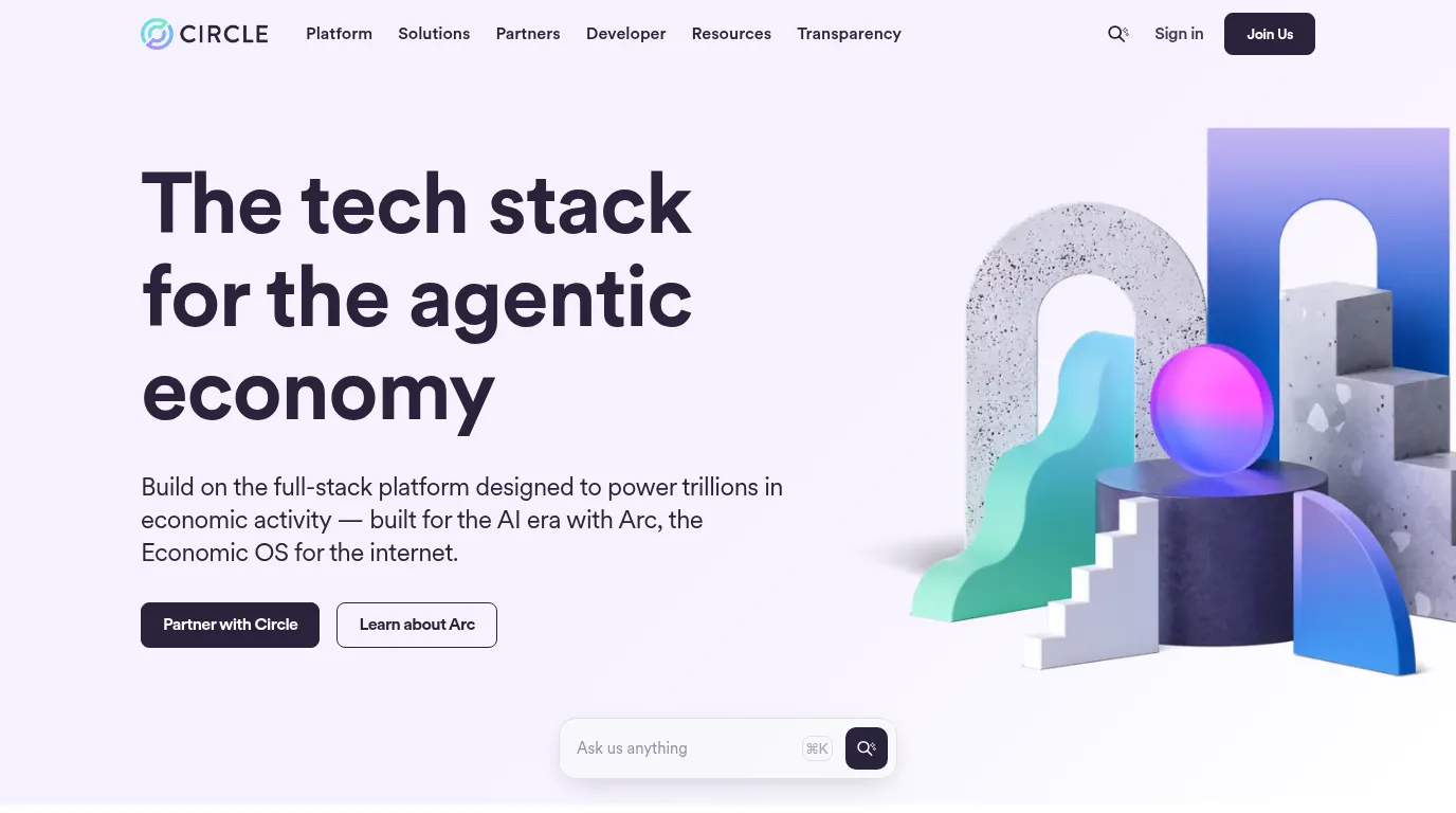 Circle website