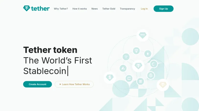 Tether website